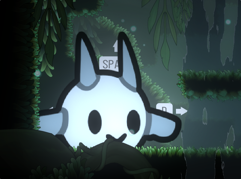 A giant goat head in the game setting